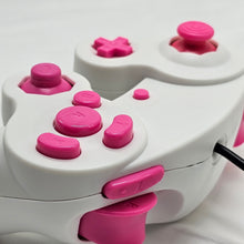 Load image into Gallery viewer, Custom Made GameCube Controller, NGC Pink on White Gamepad For Game Cube, Wii, Wii U &amp; Switch
