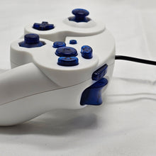 Load image into Gallery viewer, Custom Made GameCube Controller, NGC Crystal Blue on White Gamepad For Game Cube, Wii, Wii U &amp; Switch
