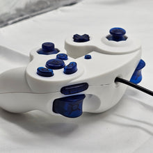 Load image into Gallery viewer, Custom Made GameCube Controller, NGC Crystal Blue on White Gamepad For Game Cube, Wii, Wii U &amp; Switch
