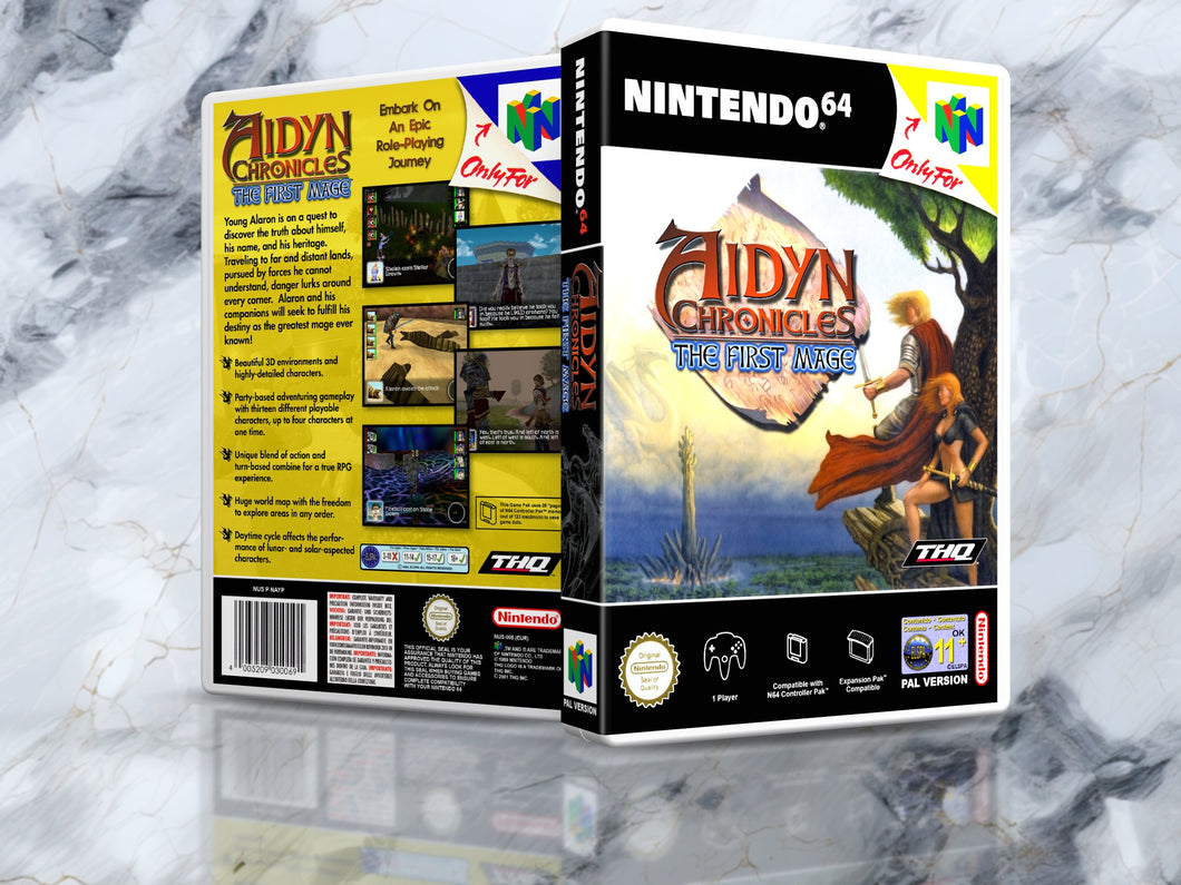 Aidyn Chronicles The first Mage - N64 Case