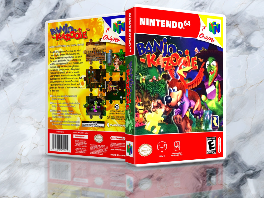 Banjo Kazooie - N64 Case