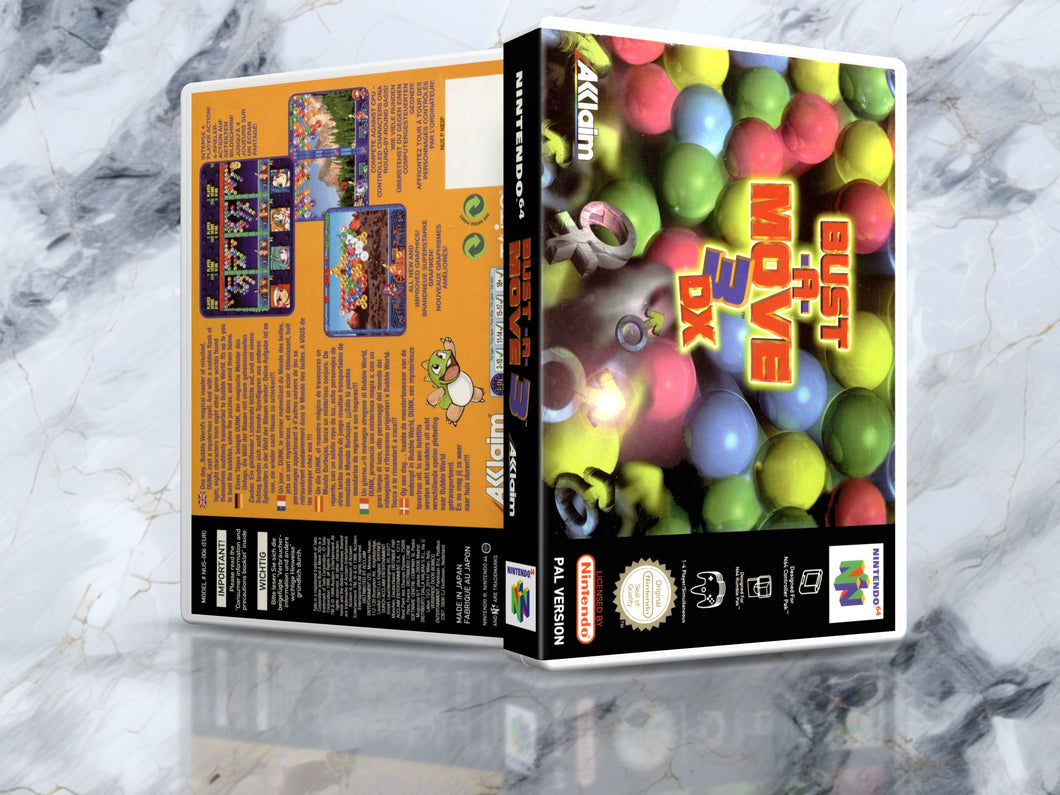 Bust A Move 3 DX - N64 Case