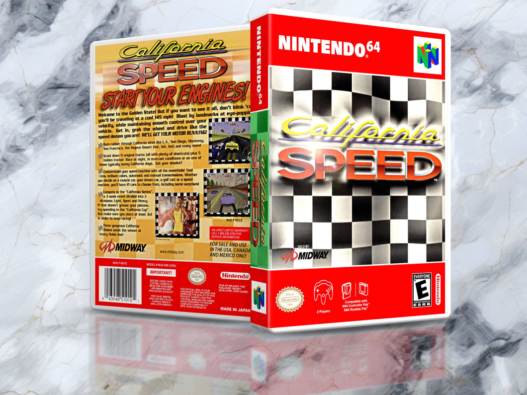 California Speed - N64 Case