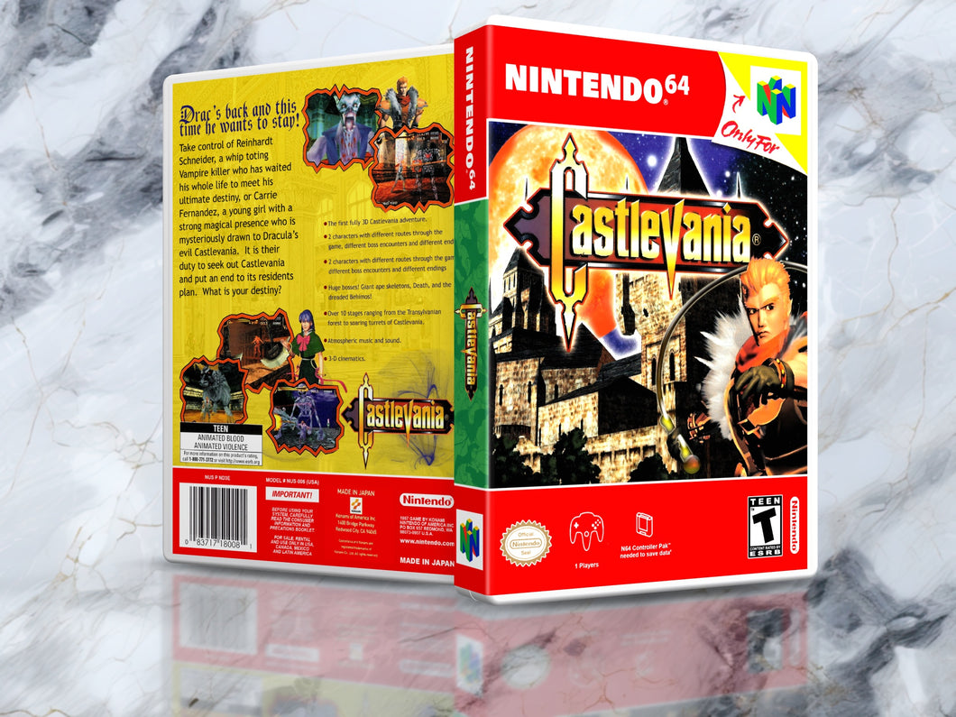 Castlevania - N64 Case