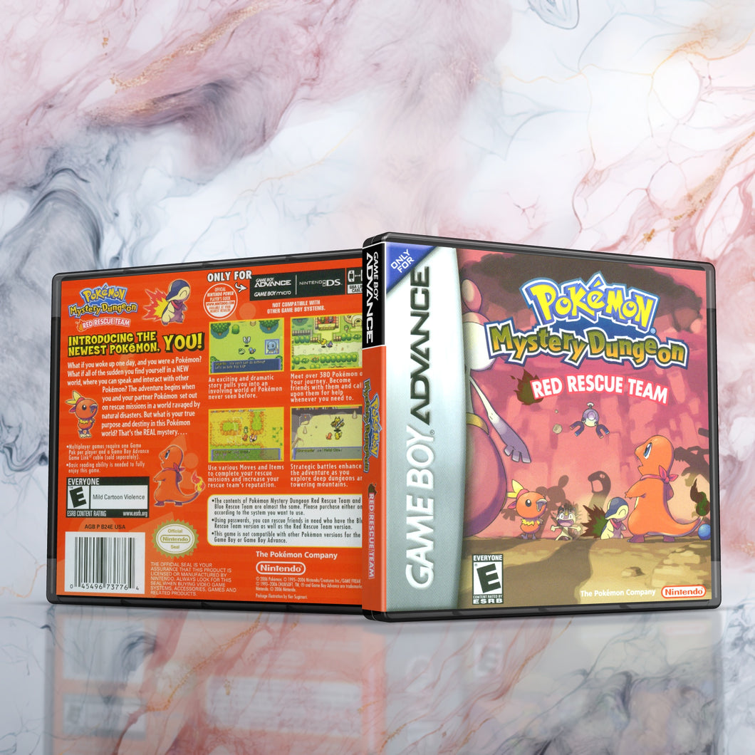 Pokemon Mystery Dungeon Red - Game Boy Advance Game Case - No Game Included