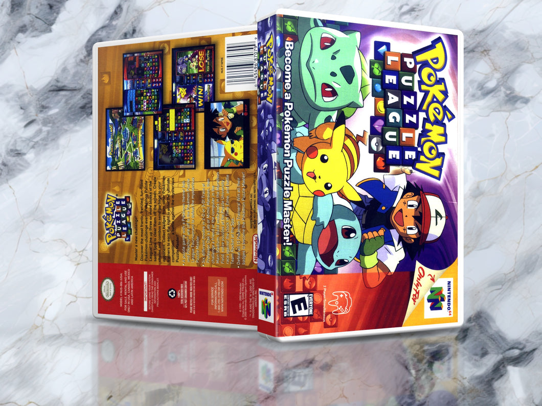 Pokemon Puzzle League - N64 Case - No Game Included