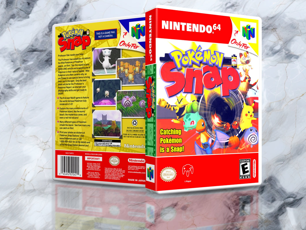 Pokemon Snap - N64 Case - No Game Included