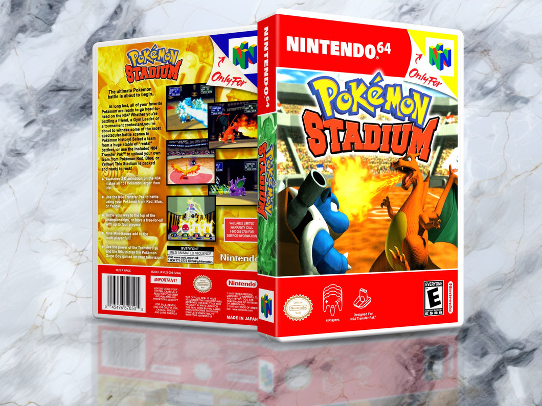 Pokemon Stadium - N64 Case - No Game Included