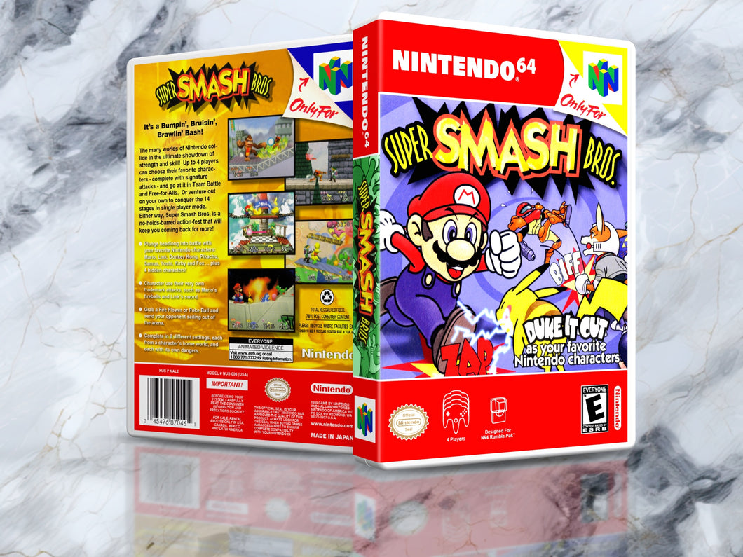 Super Smash Bros - N64 Case - No Game Included