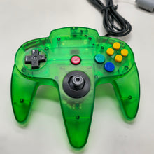 Load image into Gallery viewer, New Shell Handmade Wired Controller Joystick Compatible With Nintendo 64 N64 Crystal Green
