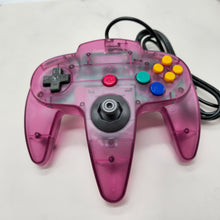 Load image into Gallery viewer, New Modded Handmade Shell Wired Controller Joystick Compatible With Nintendo 64 N64 Crystal Purple
