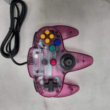 Load image into Gallery viewer, New Modded Handmade Shell Wired Controller Joystick Compatible With Nintendo 64 N64 Crystal Purple
