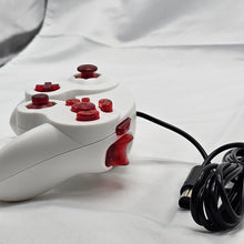 Load image into Gallery viewer, Custom Made GameCube Controller, NGC Crystal Red on White Gamepad For Game Cube, Wii, Wii U &amp; Switch
