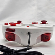 Load image into Gallery viewer, Custom Made GameCube Controller, NGC Crystal Red on White Gamepad For Game Cube, Wii, Wii U &amp; Switch
