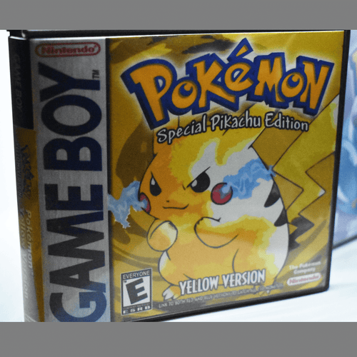 Pokemon Yellow Game Case - Game Boy Color Game Case - No Game Included - KeeranSales