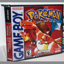 Load image into Gallery viewer, Pokemon Red Game Case - Game Boy Color Game Case - No Game Included - KeeranSales
