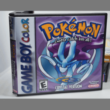 Load image into Gallery viewer, Pokemon Crystal Game Case - Game Boy Color Game Case - No Game Included - KeeranSales
