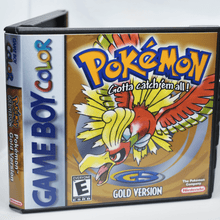 Load image into Gallery viewer, Pokemon Gold Game Case - Game Boy Color Game Case - No Game Included - KeeranSales
