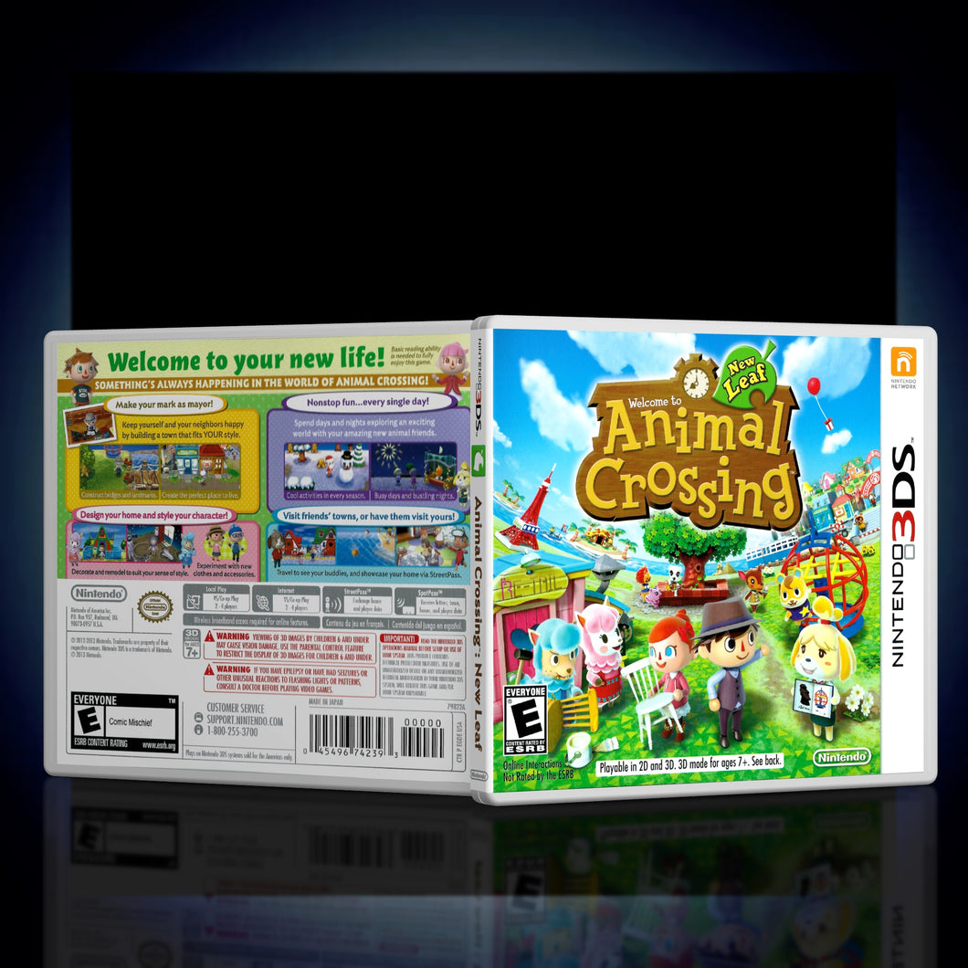 Animal Crossing New Leaf - 3DS Game Case - KeeranSales