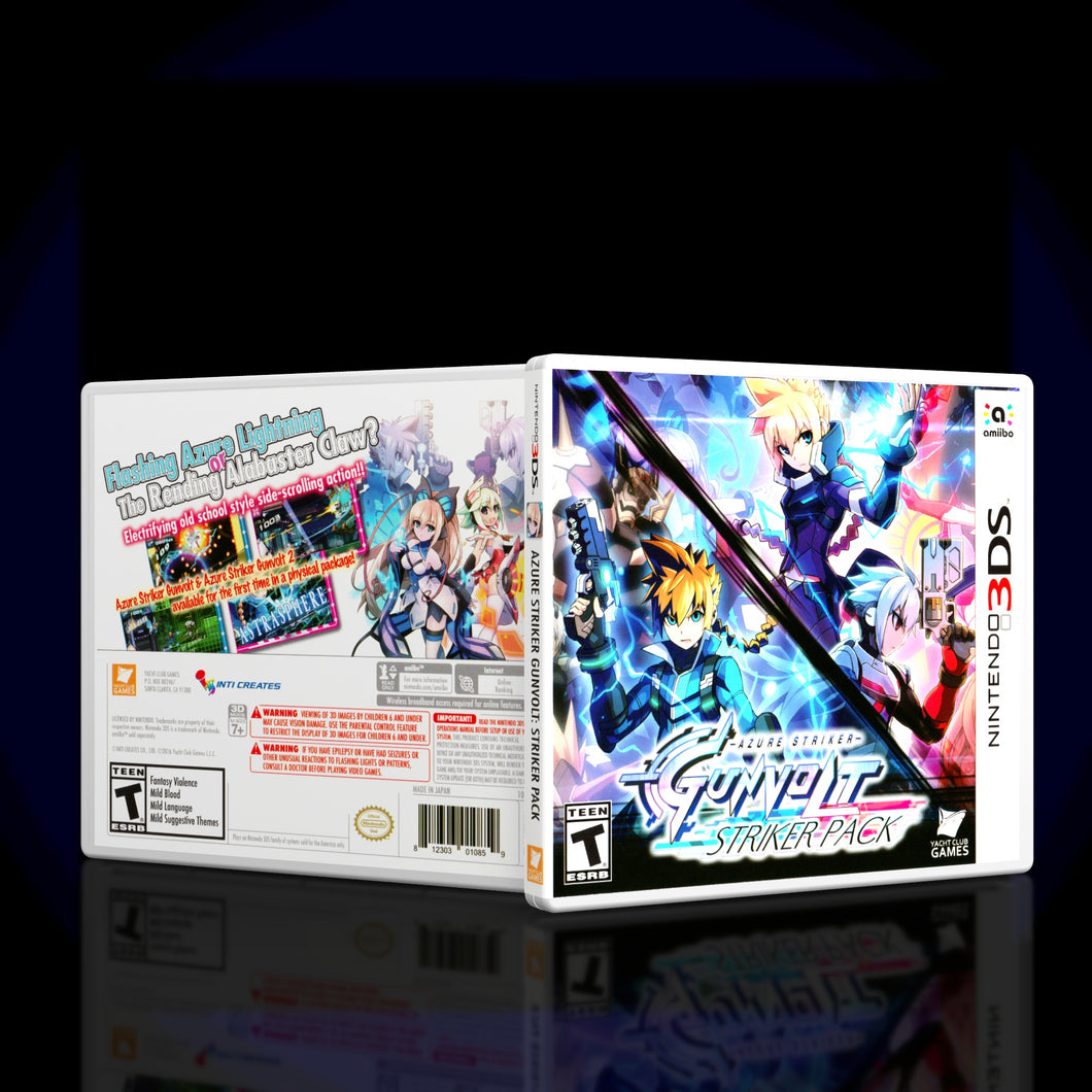 Azure Striker Gunvolt Striker Pack - 3DS Game Case - KeeranSales