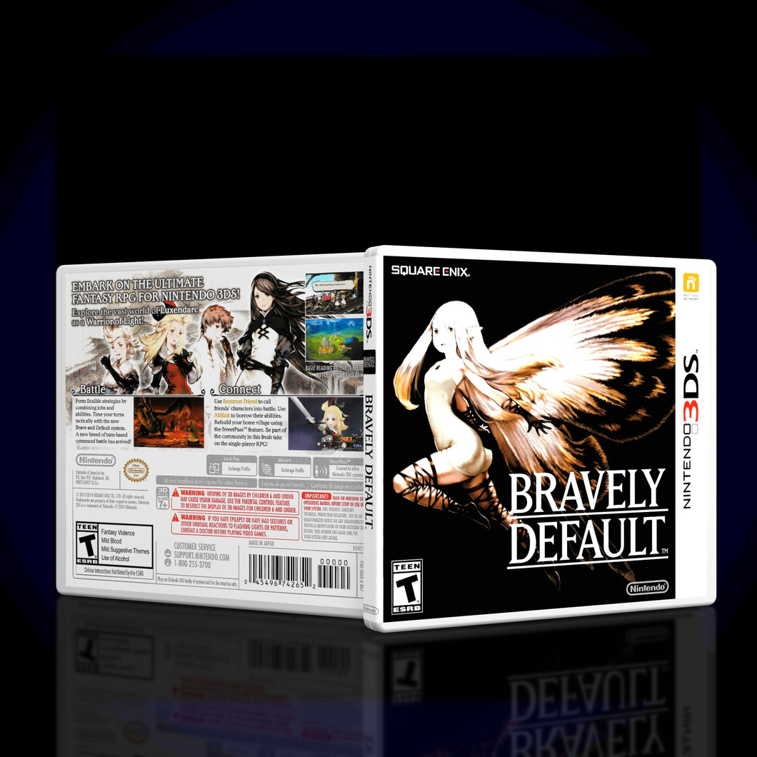 Bravely Default - 3DS Game Case - KeeranSales