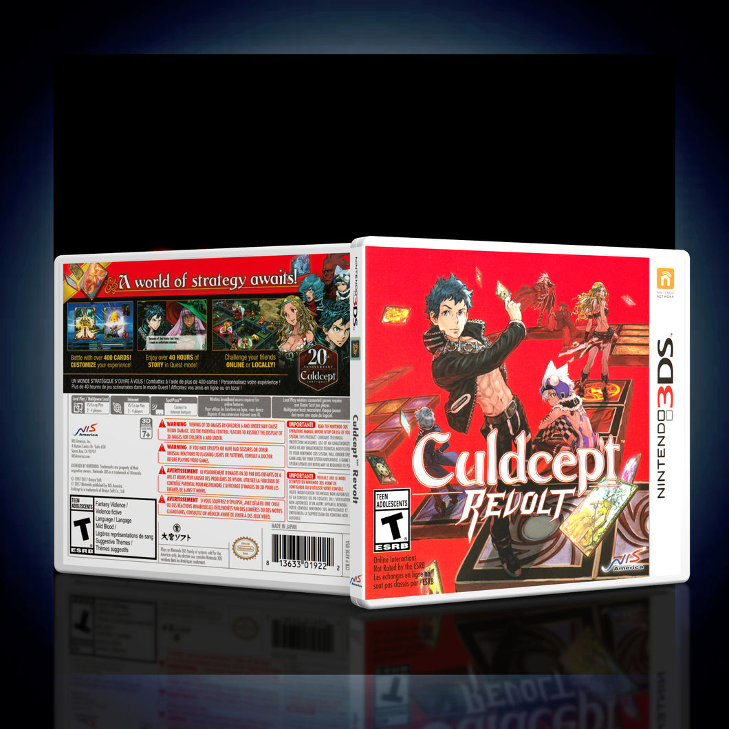 Culdcept Revolt  - 3DS Game Case - KeeranSales