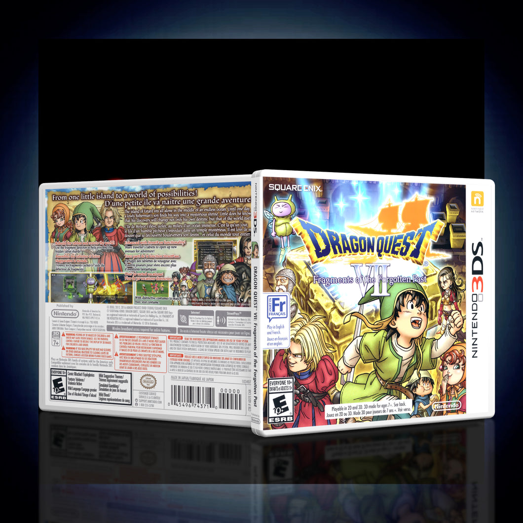 Dragon Quest 7 Fragments of the Forgotten Past - 3DS Game Case - KeeranSales