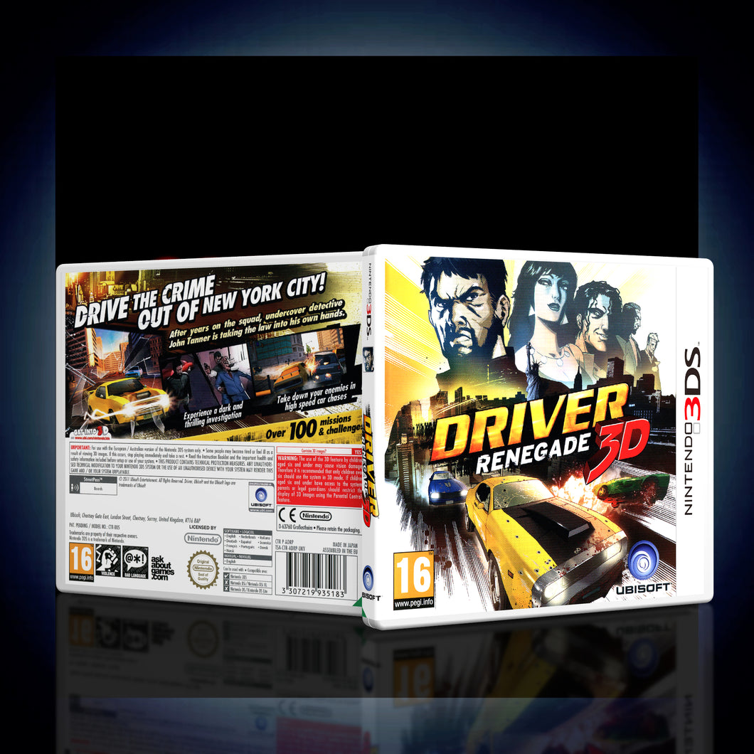 Driver Renegade 3D - 3DS Game Case - KeeranSales