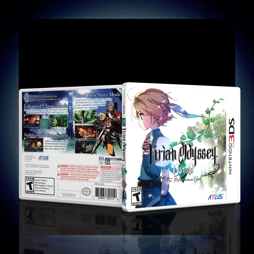 Copy of Etrian Odyssey Untold The Millennium Girl - 3DS Game Case - KeeranSales