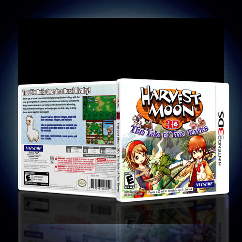 Harvest Moon 3D The Tale of Two Towns - 3DS Game Case - KeeranSales