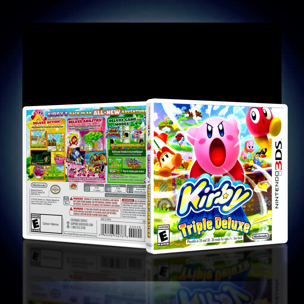 Kirby Triple Deluxe - 3DS Game Case - KeeranSales