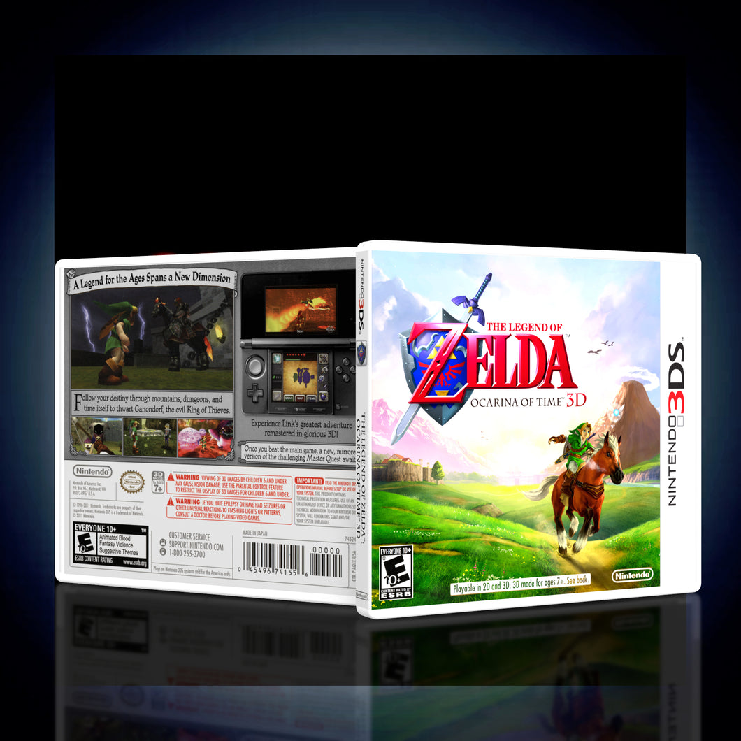 Copy of Legend of Zelda Ocarina of Time - 3DS Game Case - KeeranSales