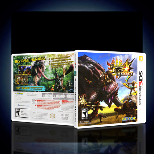 Monster Hunter 4 Ultimate - 3DS Game Case - KeeranSales