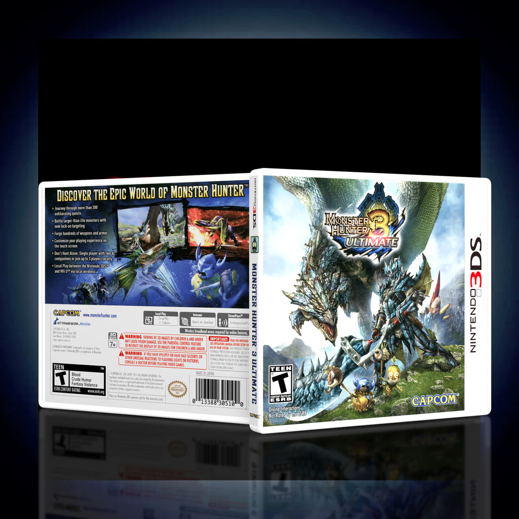 Monster Hunter 3 - 3DS Game Case - KeeranSales