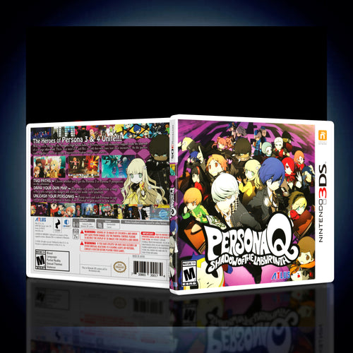 Persona Q Shadow of the Labyinth - 3DS Game Case - KeeranSales