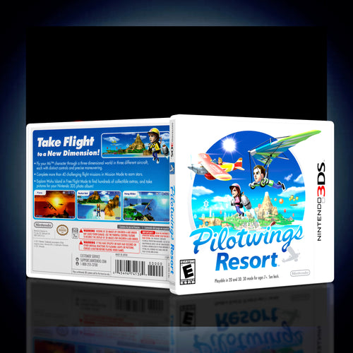 Pilotwings Resort - 3DS Game Case - KeeranSales