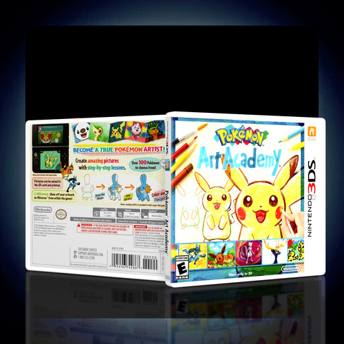 Pokemon Art Academy - 3DS Game Case - KeeranSales