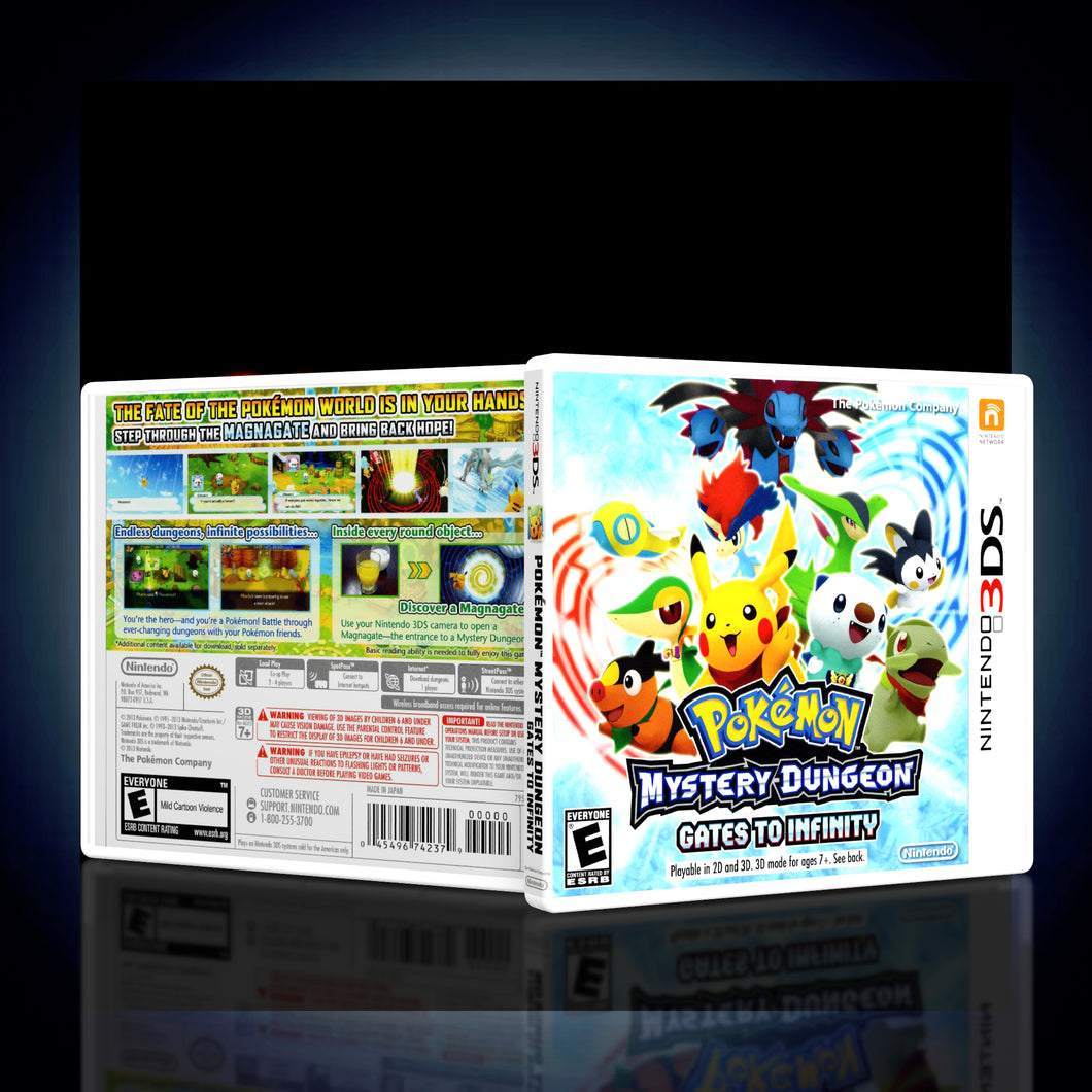 Pokemon Mystery Dungeon Gates To Infinity - 3DS Game Case - KeeranSales