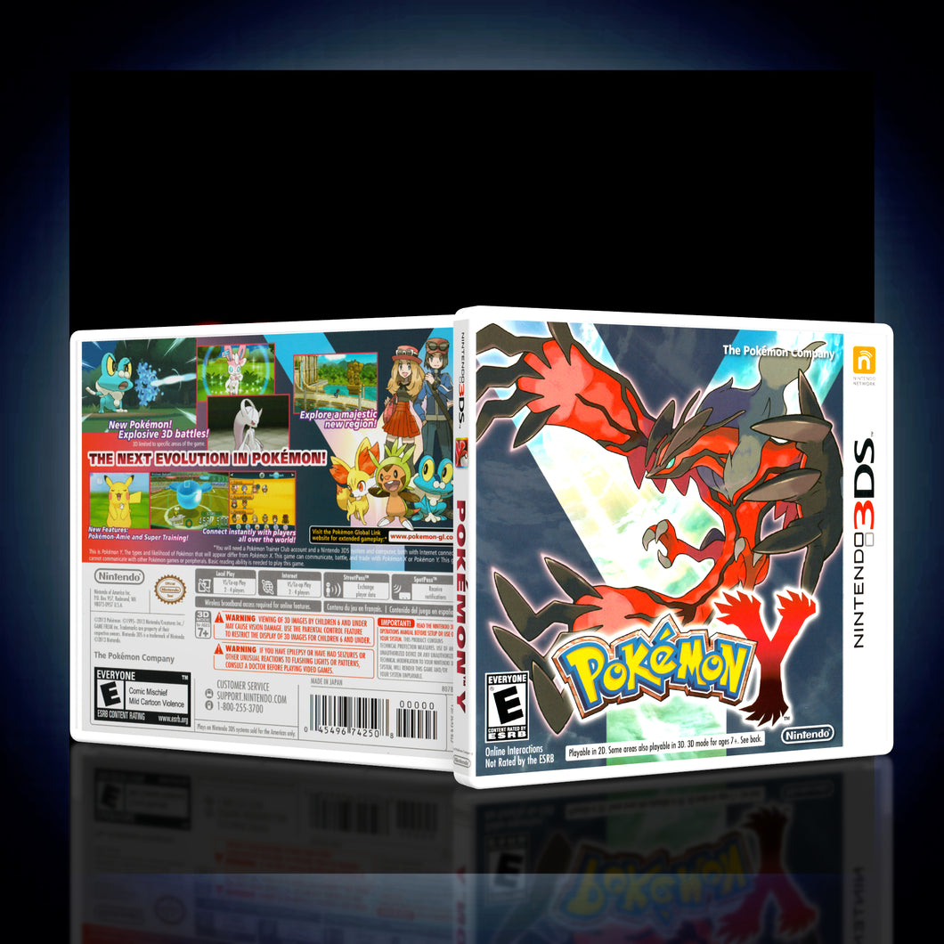 Pokemon Y - 3DS Game Case - KeeranSales