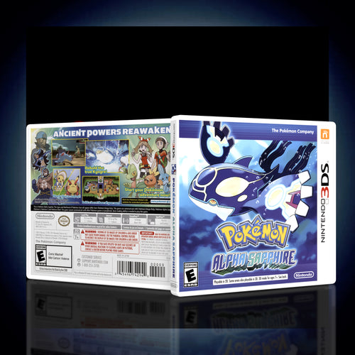 Pokemon Alpha Sapphire - 3DS Game Case - KeeranSales