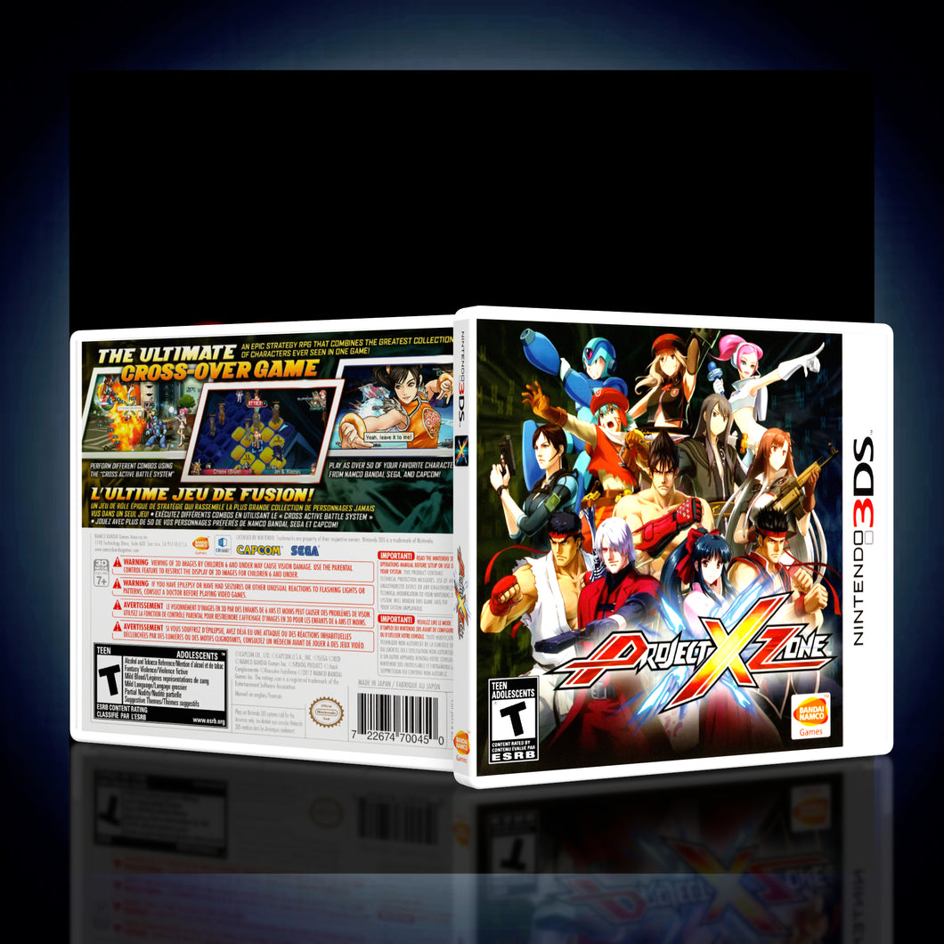 Project x Zone - 3DS Game Case - KeeranSales