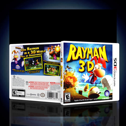 Rayman 3D - 3DS Game Case - KeeranSales