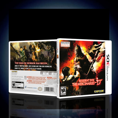 Resident Evil 3D The Mercenaries - 3DS Game Case - KeeranSales