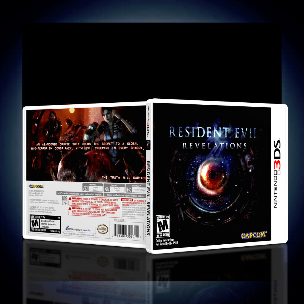 Resident Evil Revelations - 3DS Game Case - KeeranSales