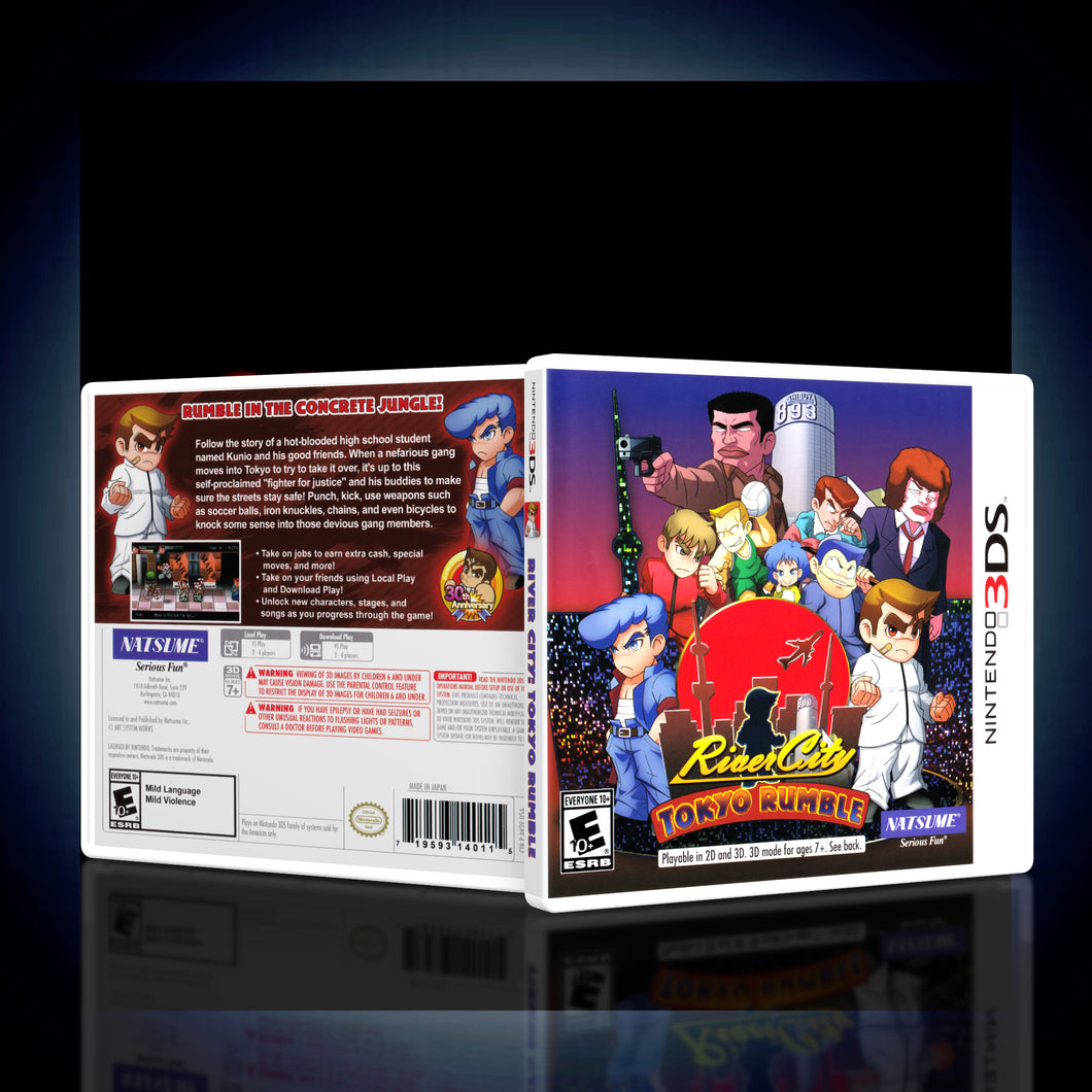 River Run Tokyo Rumble - 3DS Game Case - KeeranSales