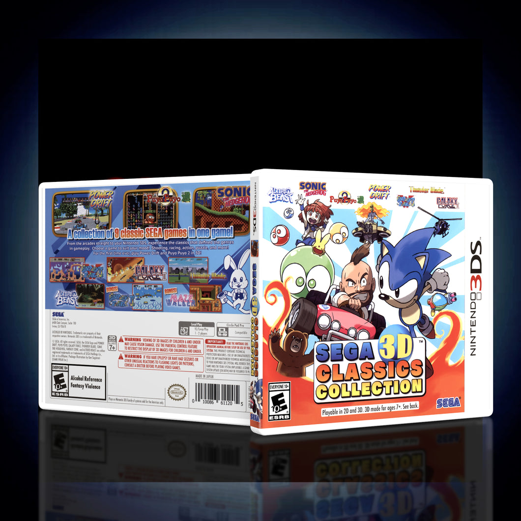 Sega 3D Classics collection - 3DS Game Case - KeeranSales