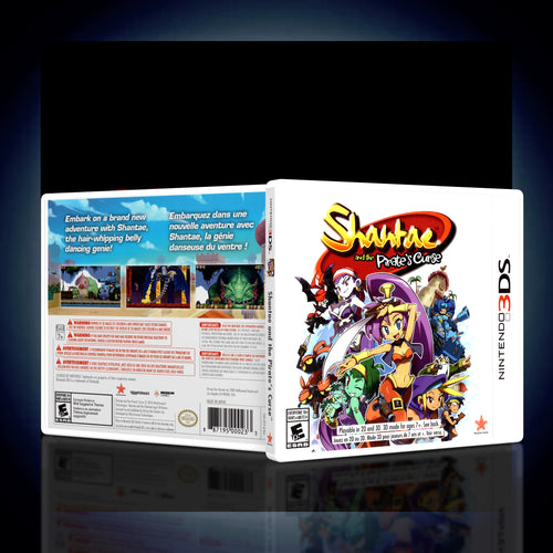 Shantae Pirate's Curse - 3DS Game Case - KeeranSales