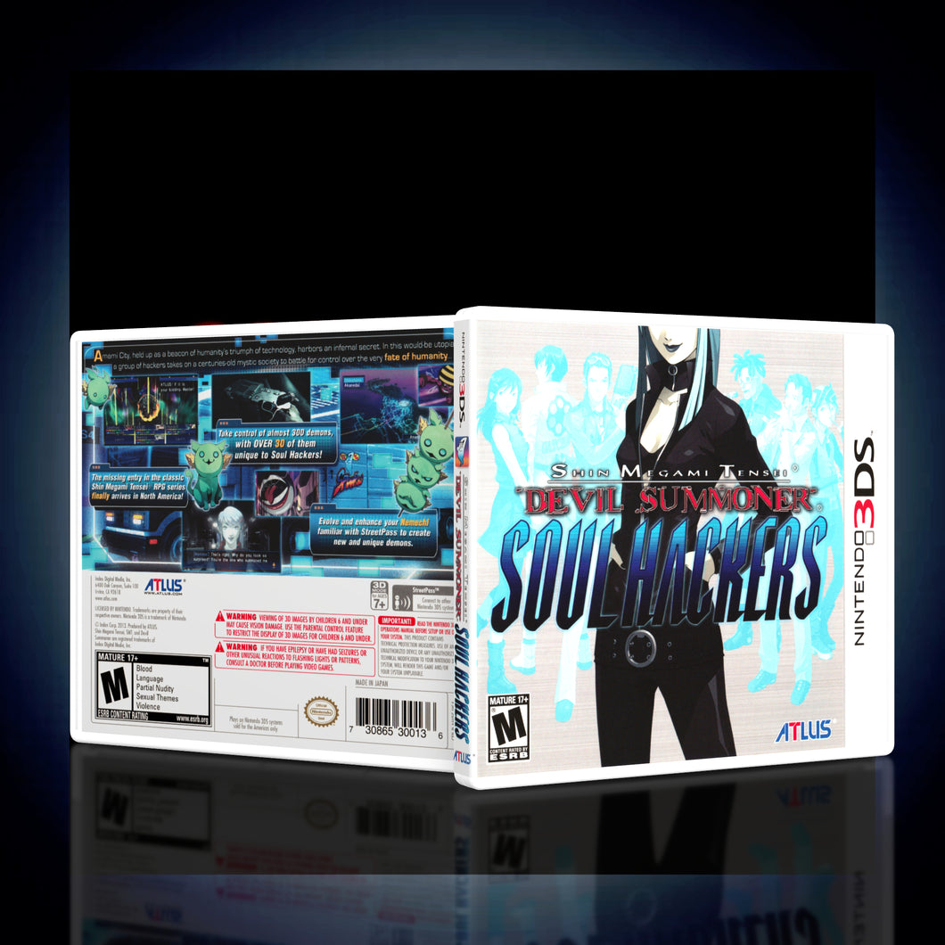 Devil Summoner Soul Hackers - 3DS Game Case - KeeranSales