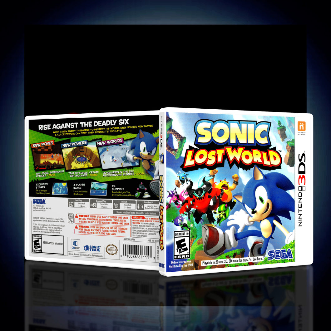 Sonic Lost World - 3DS Game Case - KeeranSales