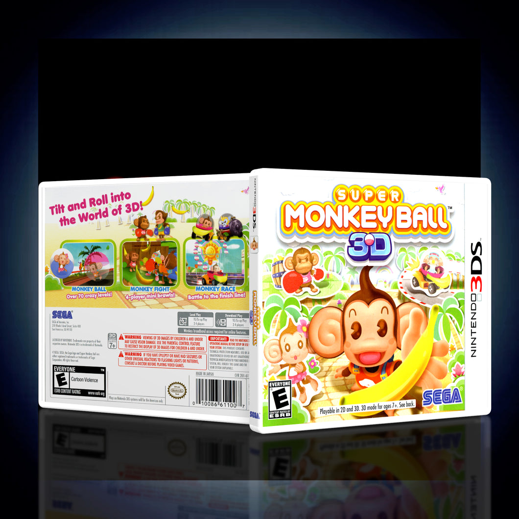 Super Monkey Ball 3D- 3DS Game Case - KeeranSales